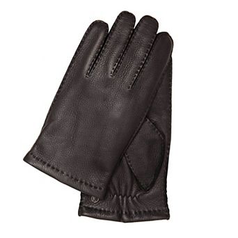 Men`s Premium Deer Skin Touchscreen Gloves "CHARLES Touch" Wool Lining
