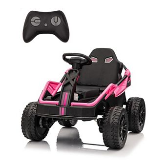 24V Kids Electric Car, 200W 4x4 Ride-On Toy, Parent Control, Adjustable 16" Seat, 4 Shock Absorbers