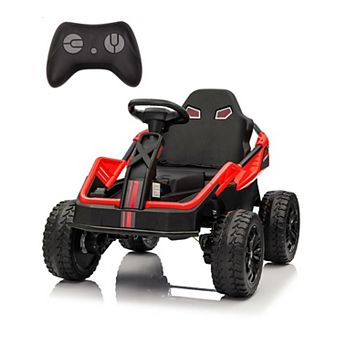 24V Kids Electric Car, 200W 4x4 Ride-On Toy, Parent Control, Adjustable 16" Seat, 4 Shock Absorbers
