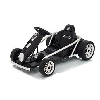 24V Kids Go Kart for Ages 8-12 with Dual 300W Motors, 9Ah Battery, High Speed 8.1 MPH, Music & Horn