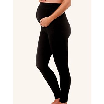 Maternity Bump and Back Support Leggings - Built-In Belly Band