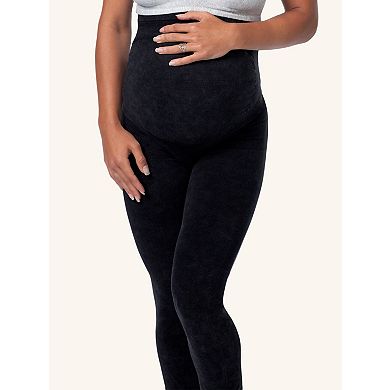 Maternity Bump and Back Support Leggings - Built-In Belly Band