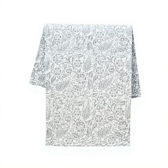 Floral Embroidered Table Runner with Intricate Pattern Detailing