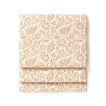 Floral Embroidered Table Runner with Intricate Pattern Detailing