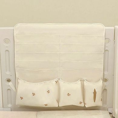 Hanging Organizer with Multi-Pocket Storage and Cute Pattern Accents