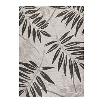 Havana Tropical Palm Leaf Indoor/outdoor Area Rug