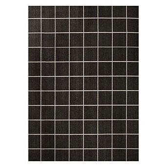 Grid Modern Squares Indoor/outdoor Area Rug