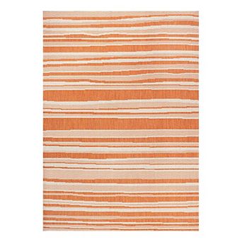 Castara Wavy Stripe Modern Indoor/outdoor Area Rug