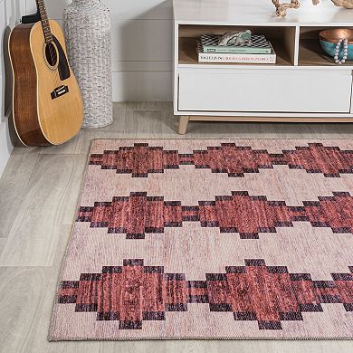 Timantii Modern Trellis Kilim Area Rug
