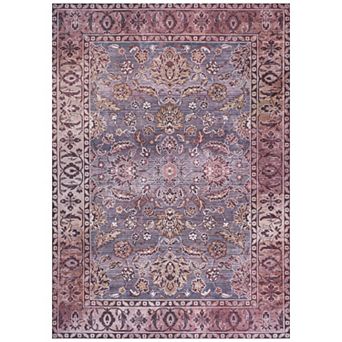 Victoria Ornate All Over Washable Indoor/outdoor Area Rug