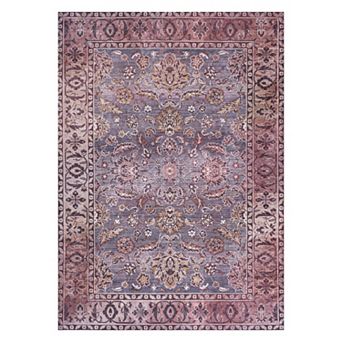 Victoria Ornate All Over Washable Indoor/outdoor Area Rug