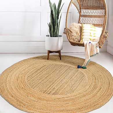 Harmony Boho Jute Circle Area Rug