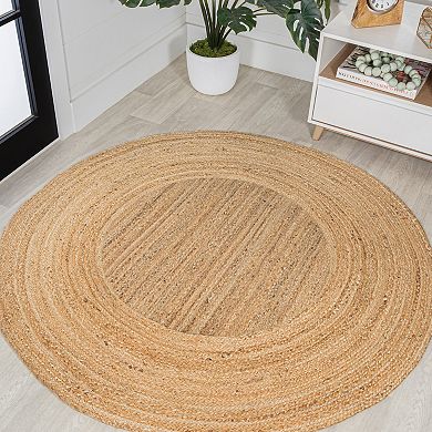 Harmony Boho Jute Circle Area Rug