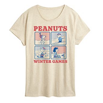 Women's Peanuts Winter Games Graphic Tee