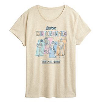 Women's Barbie Distressed Graphic Tee