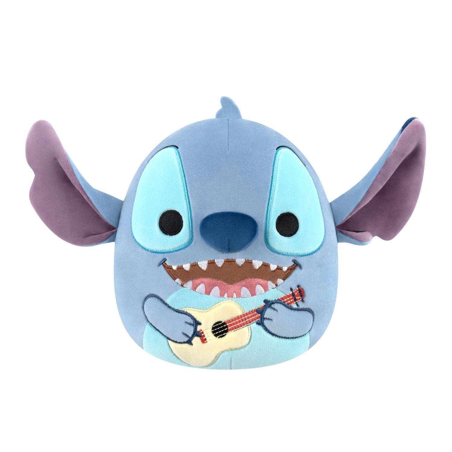 Детские мягкие игрушки Squishmallows Disney's Stitch with Guitar Plush Toy