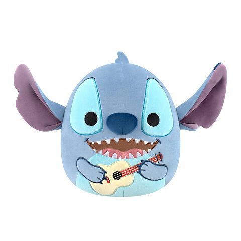 Детские мягкие игрушки Squishmallows Disney's Stitch with Guitar Plush Toy