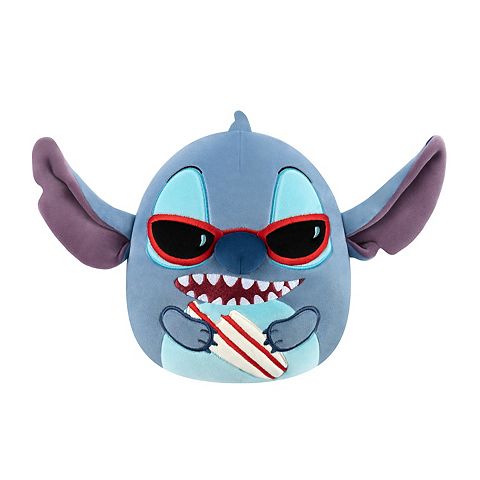 Детские мягкие игрушки Squishmallows Disney's Stitch With Surfboard Plush Toy