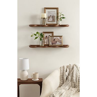 Alezar Wood Shelf Set
