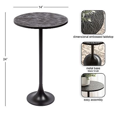 Baronet Round Metal Table