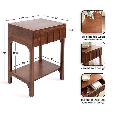 Archvale Wood Side Table