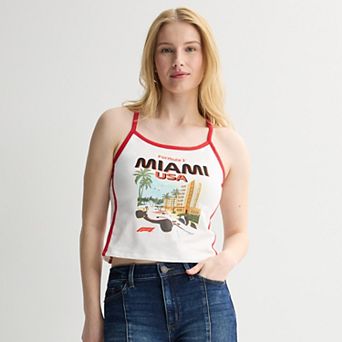 Juniors' FORMULA 1 MIAMI Graphic Tank Top