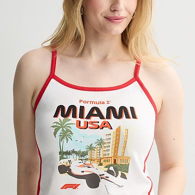 Juniors' FORMULA 1 MIAMI Graphic Tank Top