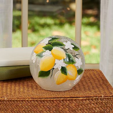 Studio 66 Lemon Crush Orb Light-Up Table Decor