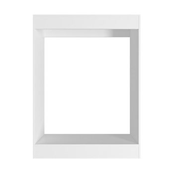 LOVMOR 22.5 in W White Walk-In Modular Double Hanging Tower Unit