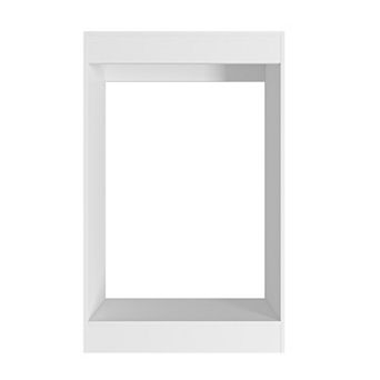 LOVMOR 28.5 in W White Walk-In Modular Double Hanging Tower Unit