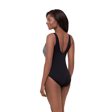 Women's Great Lengths Monterey Ruffle Surplice One-Piece Swimsuit