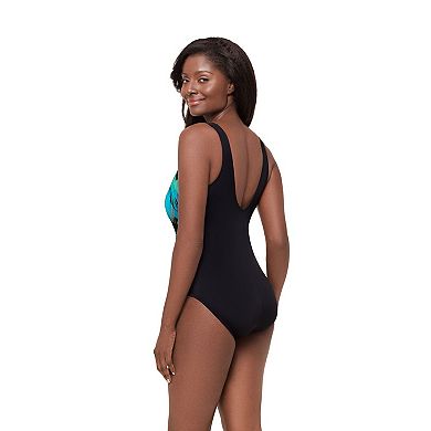 Women's Great Lengths Stir Crazy Tassel Surplice One-Piece Swimsuit
