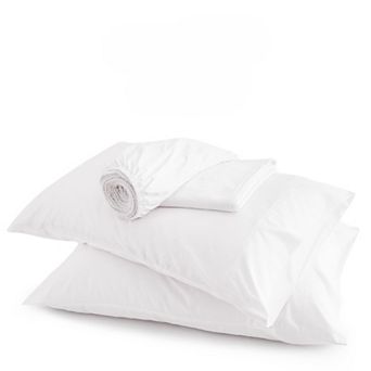 Bedsure 3 pc Viscose from Bamboo Twin Sheet Set with Pillowcase