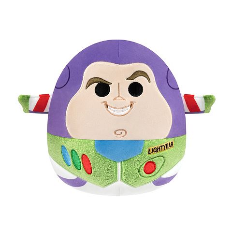 Детские мягкие игрушки Squishmallows Disney/Pixar's Buzz Lightyear 8-inch Glitter Plush Toy