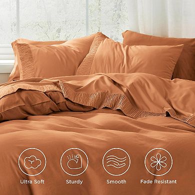 Bedsure Solid Embossed Sheet Set