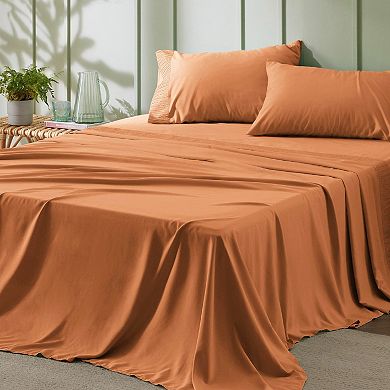 Bedsure Solid Embossed Sheet Set