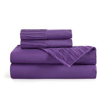 Bedsure Solid Embossed Sheet Set