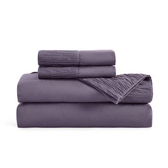 Bedsure Solid Embossed Sheet Set