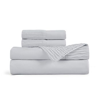 Bedsure Solid Embossed Sheet Set