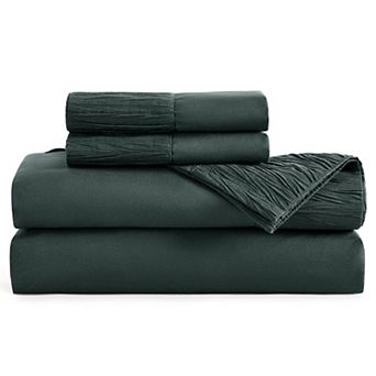 Bedsure Solid Embossed Sheet Set