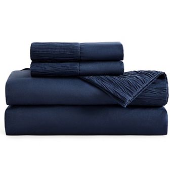 Bedsure Solid Embossed Sheet Set