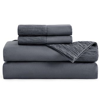 Bedsure Solid Embossed Sheet Set