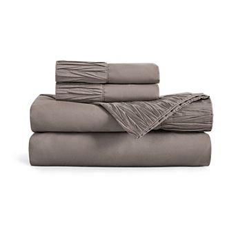 Bedsure Solid Embossed Sheet Set