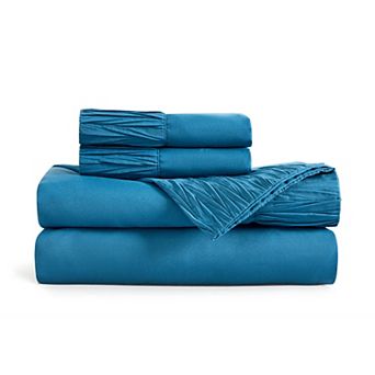 Bedsure Solid Embossed Sheet Set