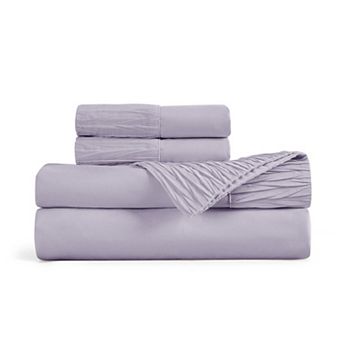 Bedsure Solid Embossed Sheet Set