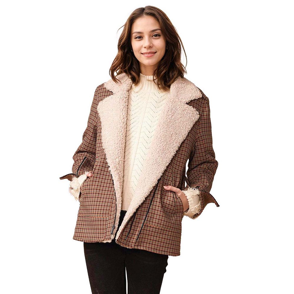 Asymmetrical Zip Front Coat