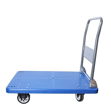 LOVMOR Hand Truck Foldable Push Cart 660lbs Heavy Duty Collapsible Swivel Handle