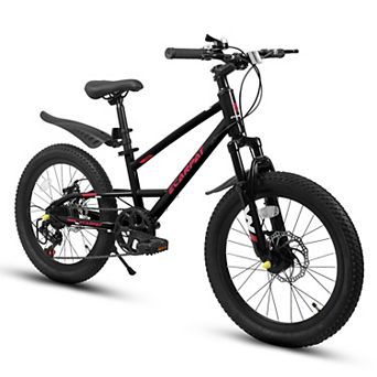 LOVMOR 20 Inch Kids Mountain Bike 612 Years 7 Speed Front Suspension