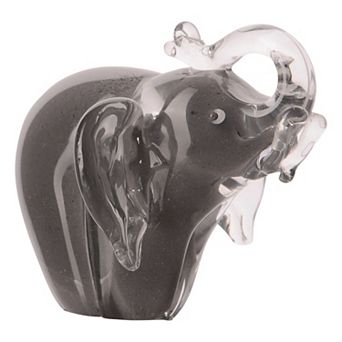 Home Essentials Glass Elephant Table Decor