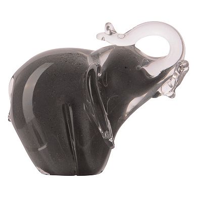 Home Essentials Glass Elephant Table Decor